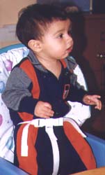 Standing in Highchair